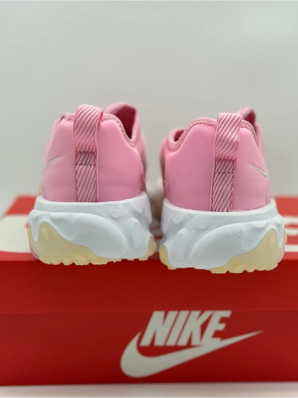 Nike Kids Pink Slip-On Sneakers with White Sole